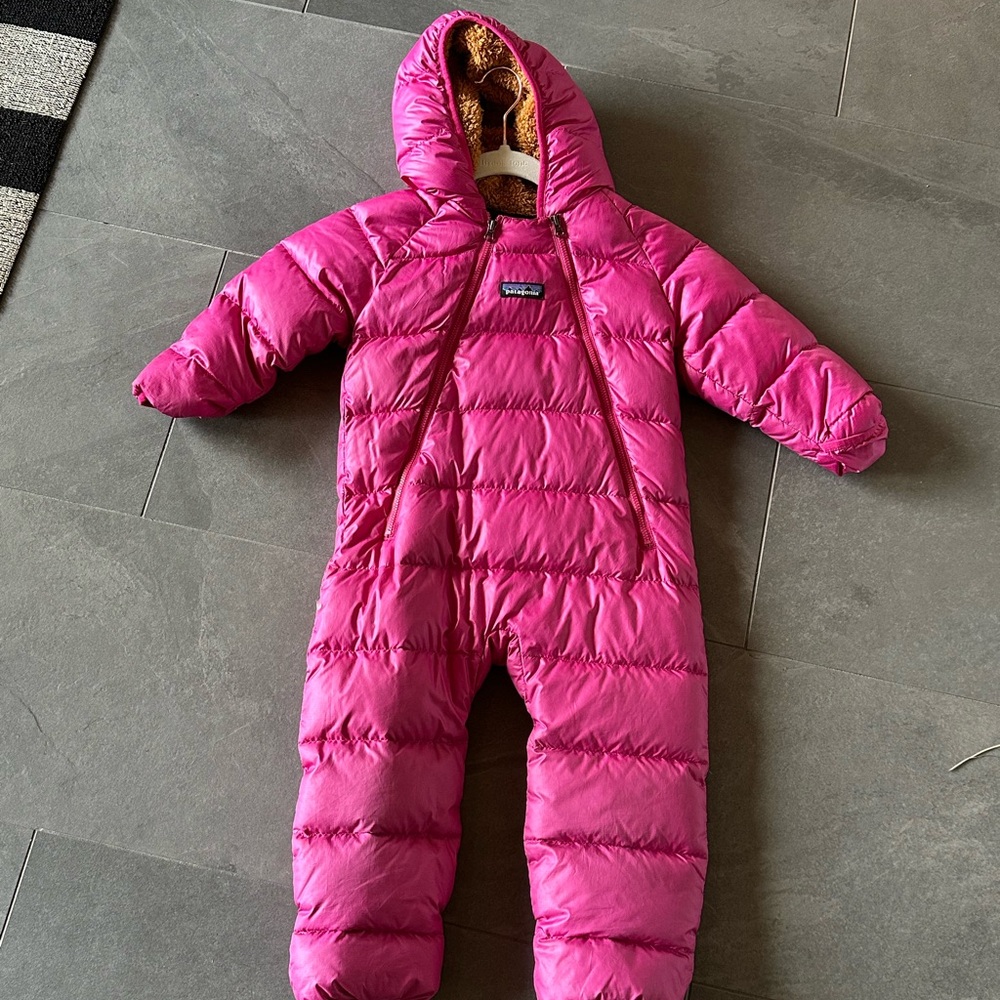 Patagonia Vibrant Pink Puffer Jacket 12-18 months